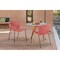 Armen Living Snack Indoor Outdoor Stackable Steel Dining Chair with Brick Red Rope, PK2 LCSNSIBRK - alternate 6